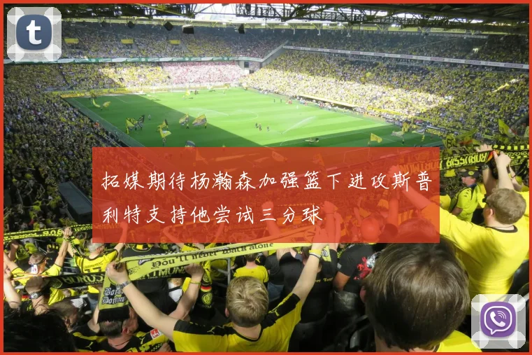拓媒期待杨瀚森加强篮下进攻斯普利特支持他尝试三分球